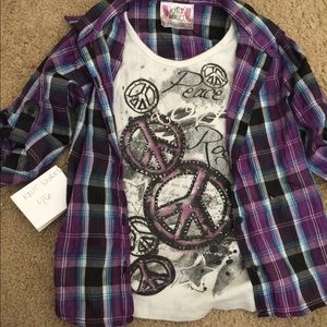 Knitworks layered top